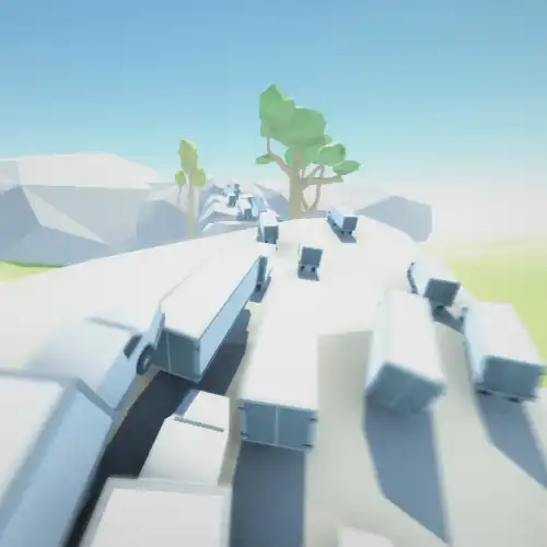 Cluster Rush - A fast-paced action game where you race to avoid obstacles while collecting clusters. - Unblocked Games Online