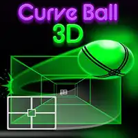Curve Ball 3D - A 3D version of the classic pong game where you control a paddle to bounce a ball and defeat your opponent. - Unblocked Games Online