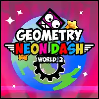 Geometry Neon Dash World Two - Unblocked Games Online