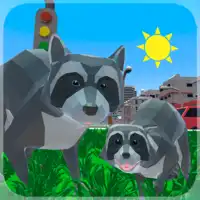 Raccoon Adventure City Simulator 3D - Unblocked Games Online